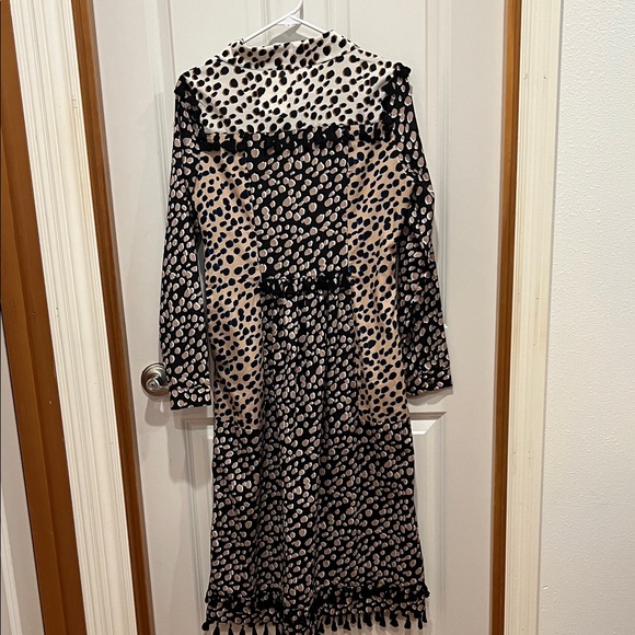 Never Fully Dressed Black and White Midi Dress - Picture 8 of 8